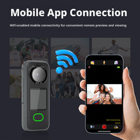 Mini Cámara para Bicicleta DLC, Video 4K, Resistente al Agua IPX6, Control por WiFi y Aplicación, para Ciclistas, Entusiastas de Deportes al Aire Libre, Grabación Diaria