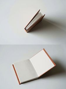 Wholesale Eco-Friendly Leather Hardcover Minimal A5 Blue <b>Journal</b> for Gift or Daily Use - Product Image 4