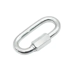 Zinc plated Galvanized Steel Stainless Steel A2 A4 AISI 304 AISI 316 Marine Grade Standard Quick Link for connecting chain ends