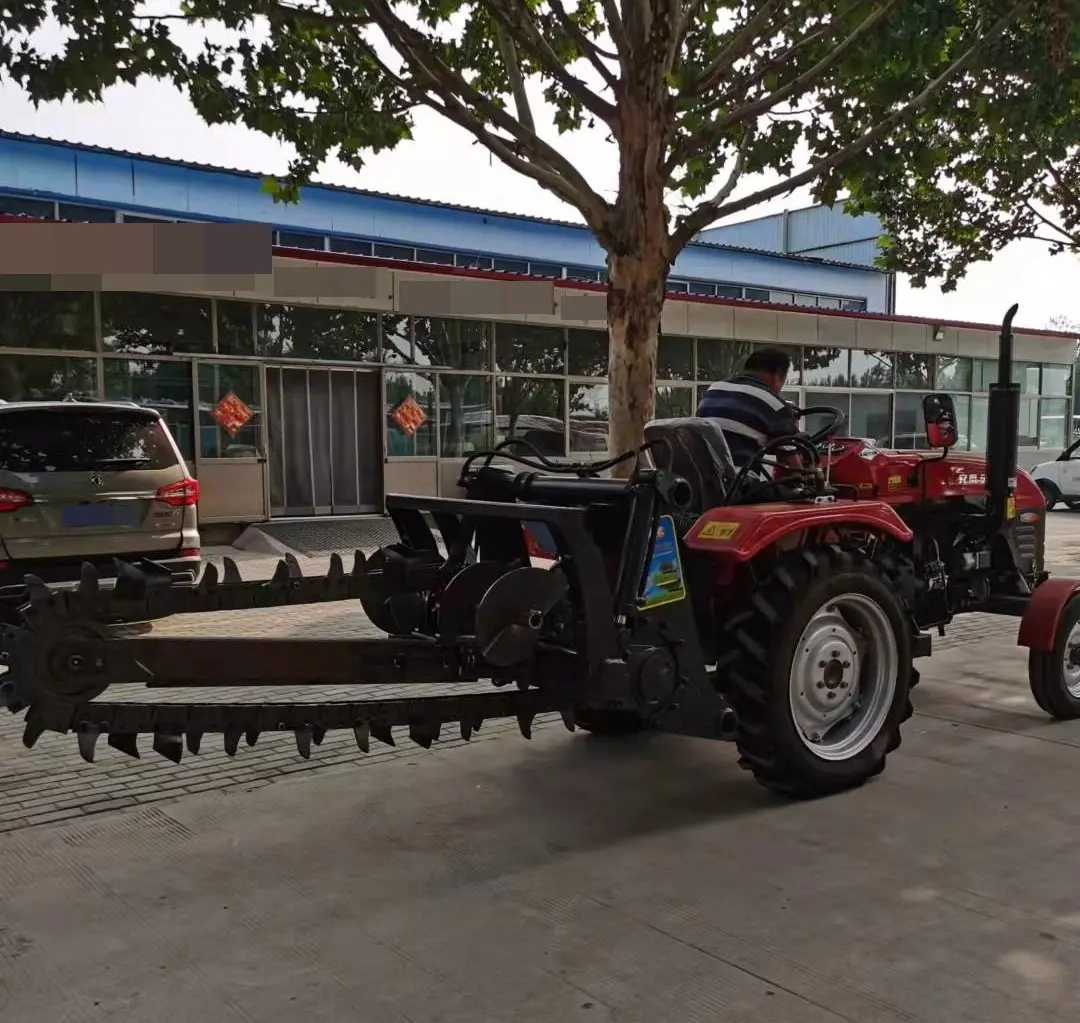 Factory directly supply Big Tractor PTO Driven High Speed Chain Trencher