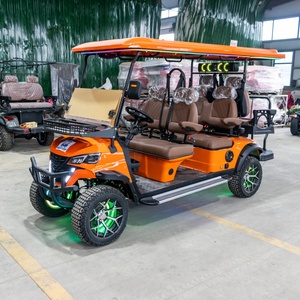 Carrito de <span class=keywords><strong>Golf</strong></span> Eléctrico Todoterreno de 6 Plazas con Certificación CE DOT, Batería de Litio, 5000W, 4+2, Velocidad de 30-50km/h, Precios de Fábrica - Product Image 6