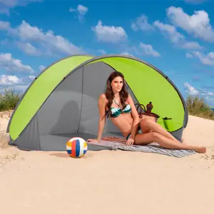 紫外线防护弹出海滩帐篷遮阳圆顶海滩住房