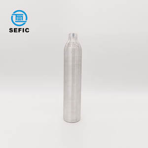 Cilindro de aluminio para bebidas y cerveza, cilindro de gas <span class=keywords><strong>CO2</strong></span> de tamaño pequeño, 0,5 L 1L 2L - Product Image 2