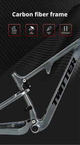 Bicicletta da Montagna in Fibra <span class=keywords><strong>di</strong></span> Carbonio ad Alte Prestazioni, Sospensione Completa, 12 Velocità, Freno a Disco Idraulico, Forcella ad Aria, 29 Pollici, Confortevole - Product Image 3