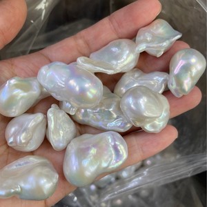 Groothandel 20Mm + Extra Grote Barok Keshi Roze Parels Goede Glans Schoon Oppervlak Natuurlijke Losse Sieraden Voor Het Maken