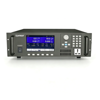 Alimentation électrique industrielle à fréquence variable programmable 3-100KVA, sortie unique RS232, réglable 45-400Hz, protections contre les surcharges