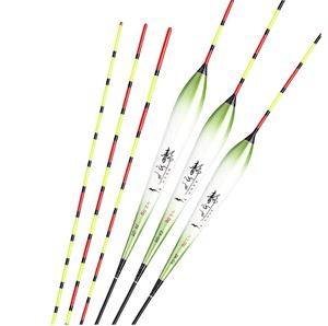 Flotador de pesca vertical de cola <span class=keywords><strong>larga</strong></span> de nanomateriales 43.5-46cm, llamativo para días nublados, antideslizante para carpa. - Product Image 1