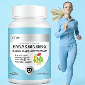 ODM/OEM Grosir OEM Label Pribadi Organik 7500mg Kekuatan Maksimum Panax Ginseng Ginkgo Biloba Ashwagandha Akar <span class=keywords><strong>Herbal</strong></span> Dewasa - Product Image 1