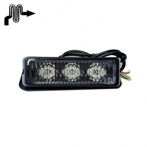 Macon ไฟเตือน LED 3ดวง, ที่ครอบไฟท้ายรถไฟกระพริบไฟ<span class=keywords><strong>ลาก</strong></span>สี่ด้านข้าง - Product Image 1