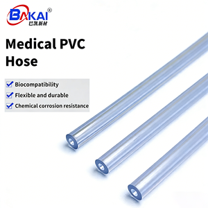 Tuyau médical en PVC, bleu transparent, stérile et non toxique, biocompatible, cathéter d'infusion, tuyau d'équipement médical. - Product Image 1