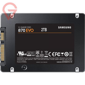 Disque SSD Samsung 870 EVO MZ-77E2T0BW 2 To - Interne 2,5 pouces - SATA (SATA/600) - Noir - Product Image 3