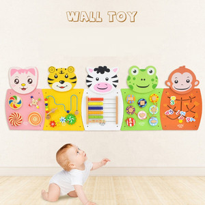 Jeu éducatif Montessori Panneau mural en bois Animaux Jouets muraux pour enfants - Product Image 5