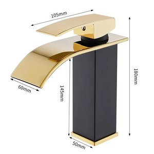 Grifo de Lavabo Elegante de Primera Calidad con Diseño de Cascada, Grifo Mezclador de Acero Inoxidable de un Solo Orificio con Cartucho de Cerámica - Product Image 5