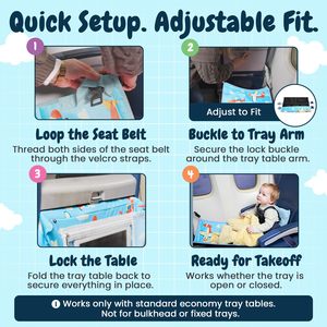 Muestra Gratis, Bandeja de Viaje y Juego para Niños, Bandeja para Asiento de Coche para Niños Pequeños, Mesa para Asiento de Coche para Niños, Bandeja de Viaje para Niños - Product Image 4