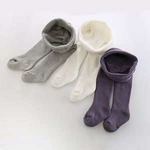 Collants d'hiver chauds en tissu éponge épais pour bébés, bébés et tout-petits, garçons et filles, grands leggings en PP, collants de couleur unie pour enfants - Product Image 3