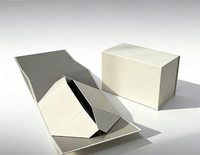 Boîte pliante magnétique en papier avec logo sur mesure de grande taille, emballage de luxe en carton, boîte cadeau pliable fabriquée au Fujian