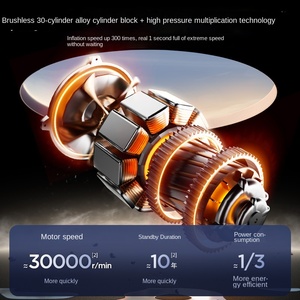 Tất Cả Trong Một 20000MAh Xe Gắn Nhảy Khởi Động Điện Máy Bơm Không Khí Không Dây Đo Áp Suất Lốp Xe Máy Khẩn Cấp - Product Image 3
