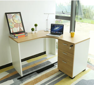 Bureau de personnel de bureau en bois courbé de style moderne, fourni par l'usine - Product Image 5