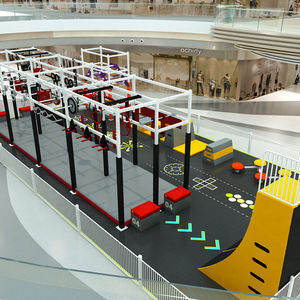 Ninja Warrrior gonflable personnalisé guerrier Ninja parcours à obstacles <span class=keywords><strong>trampoline</strong></span> Parkour pour enfants - Product Image 3