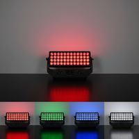 Luz LED RGBW Impermeable de 48X20W para Edificios con Segmentos de Píxeles, Control DMX512 RDM y Pantalla LCD para Arquitectura
