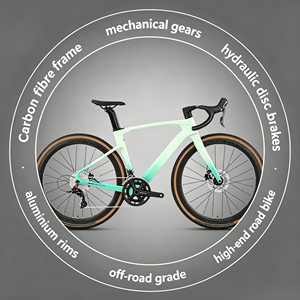 <span class=keywords><strong>Bicicleta</strong></span> Profesional de Ciclismo Todoterreno, Cuadro de Fibra de Carbono, Frenos de Disco Hidráulicos, 24 Velocidades, Logotipo Personalizado, <span class=keywords><strong>Bicicleta</strong></span> de Carreras - Product Image 1