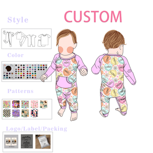 すぐに発送できる竹製パジャマミステリーボックス、キャラクタープリントベビーパジャマ、竹製卸売RTSブラインドボックス - Product Image 4