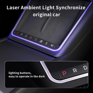 Chargeur sans fil pour console centrale Xunyue avec bouton physique intelligent et plastique ABS pour <span class=keywords><strong>Tesla</strong></span> Model 3/Y 12V (conduite à gauche) - Product Image 6