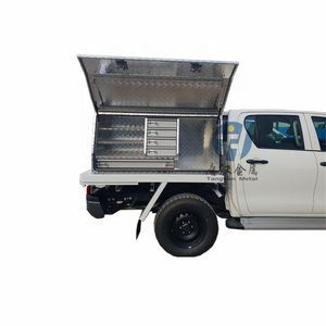 Nhôm Checker Tấm Xe Tải Hộp Công Cụ Với Ngăn Kéo Kim Loại - Product Image 6