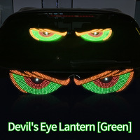 Automobile Dynamics - Feux décoratifs LED dynamiques Demon Eye USB universels pour pare-brise avant et arrière