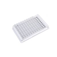 Plaques ELISA 96 puits noires Bioland, écologiques, adaptées à la plupart des équipements standard, consommables de laboratoire