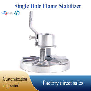 Compre ahora Boquilla de aceite estable de llama de disco de retención de llama, disco estabilizador de llama para quemador, boquilla de aceite residual de cono completo con llama - Product Image 5