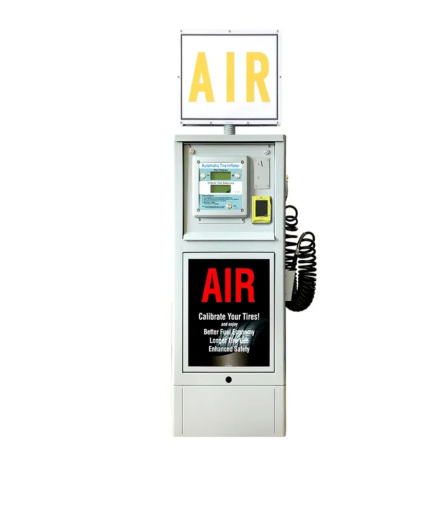 G5 ปั๊มน้ํามัน เครื่องอัดอากาศ ปั๊มยาง Inflator ตู้หยอดเหรียญหยอดเหรียญ เครื่องเติมลมยางรถยนต์