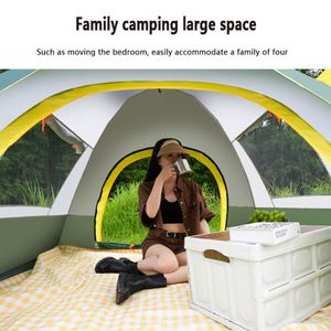 Tentes de camping modernes à double couche ultra légères entièrement automatiques en tissu Oxford imperméable pour l'extérieur, livraison rapide - Product Image 4
