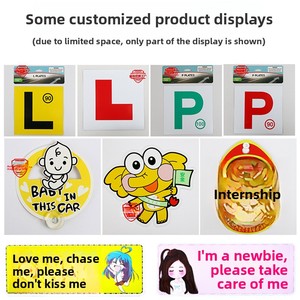 Autocollant magnétique de signalisation routière pour débutants, pour voitures <span class=keywords><strong>OLIVER</strong></span> et nouveaux conducteurs sur la route, fabriqué en Chine - Product Image 4