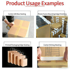 Beschreibbares Acryl-Klebeband Wasserfestes Kraftpapierband Abbaubar Stark Haftend Umweltfreundlich für Logistik Verpackung Kartonversiegelung - Product Image 4