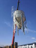 Silo à alimentation de 20 tonnes pour élevage de volailles et de porcs