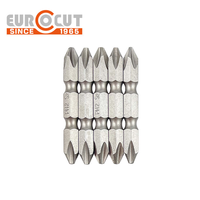EUROCUT S2 Matériau Embouts Phillips à double extrémité PH2 Tournevis magnétique Foret