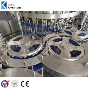 carbonated beverage soda pure mineral water bottle filling capping sealing machine / filling production line automatic