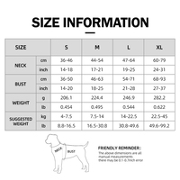 Harnais pour chien en nylon et polyester, anti-perte, pour l'entraînement en extérieur, avec sangle de poitrine rembourrée et support pour AirTag