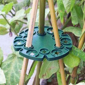 Supports pour plantes grimpantes en plastique PP vert foncé pour plantes en pot et légumes grimpants - Product Image 4