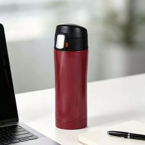 Taza de Viaje Aislada de 450 ml para Auto, Estilo Japonés Ecológico, Acero Inoxidable 304, Tapa Abatible, Venta al Por Mayor, Regalo Corporativo - Product Image 2