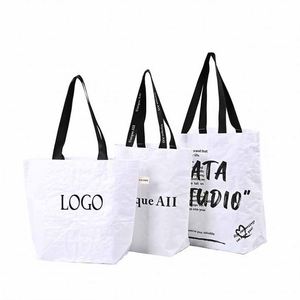 Customized logo Woven Tote Bag Durable Laminated PP Woven Tote Bag Large-capacity Recycled Shopping Promotional Bag - Product Image 2