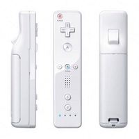 Nunchuk à distance blanc de qualité supérieure avec contrôleur de manette de console Motion Plus Joystick pour Switch Gaming