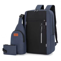 Sac à dos pour ordinateur portable en polyester, imperméable, de haute qualité, avec logo imprimé, pour hommes, décontracté, pour l'école, vente en gros