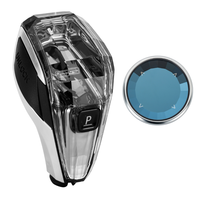 Pommeau de levier de vitesse de voiture ergonomique universel en ABS avec logo personnalisé, lumière LED RVB TAOYILE pour Mercedes Benz BMW pour Infiniti pour