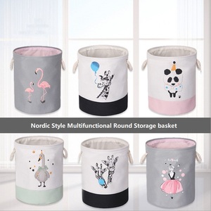 INS Nordic Style Baby Cute High Quality <strong>Foldable</strong> Storage Laundry <strong>Basket</strong> - Product Image 2