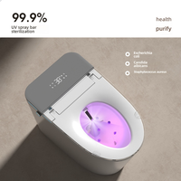 Chaise de toilette intelligente avec siège confortable, chasse d'eau continue, unité de chasse d'eau, toilette intelligente pour chambre à coucher
