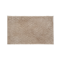 Tapis de bain de luxe en microfibre douce et moelleuse, fabriqué à la machine, antidérapant, à poils moyens, écologique, absorbant l'eau, pour baignoire