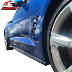Faldones Laterales Estilo A en Negro Mate para Chevrolet Camaro 2016-2024 - Product Image 2