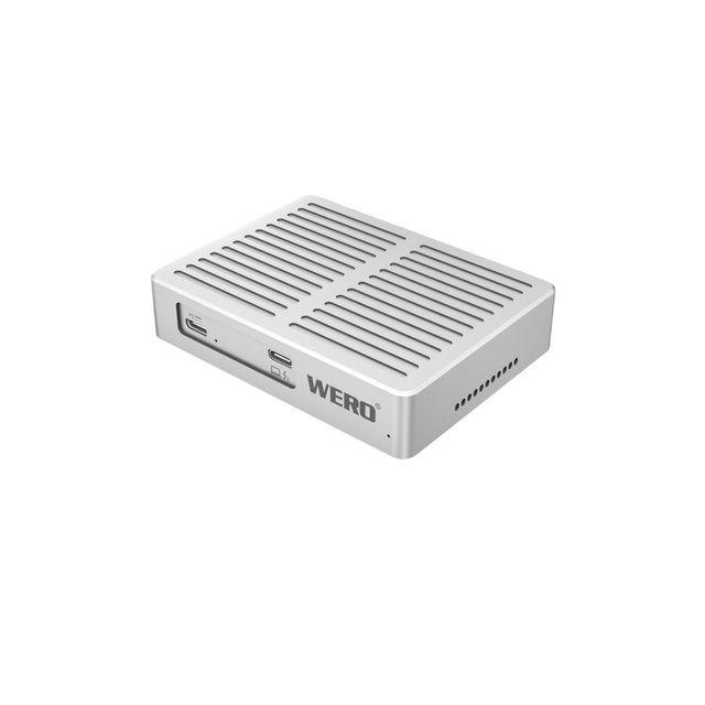 Thunderbolt 5 80/120Gbps Docking Station with M.2 NVMe SSD Slot & 3xDP 2.1, PCIe 5.0/4.0/3.0 No External Power for Mac/Windows